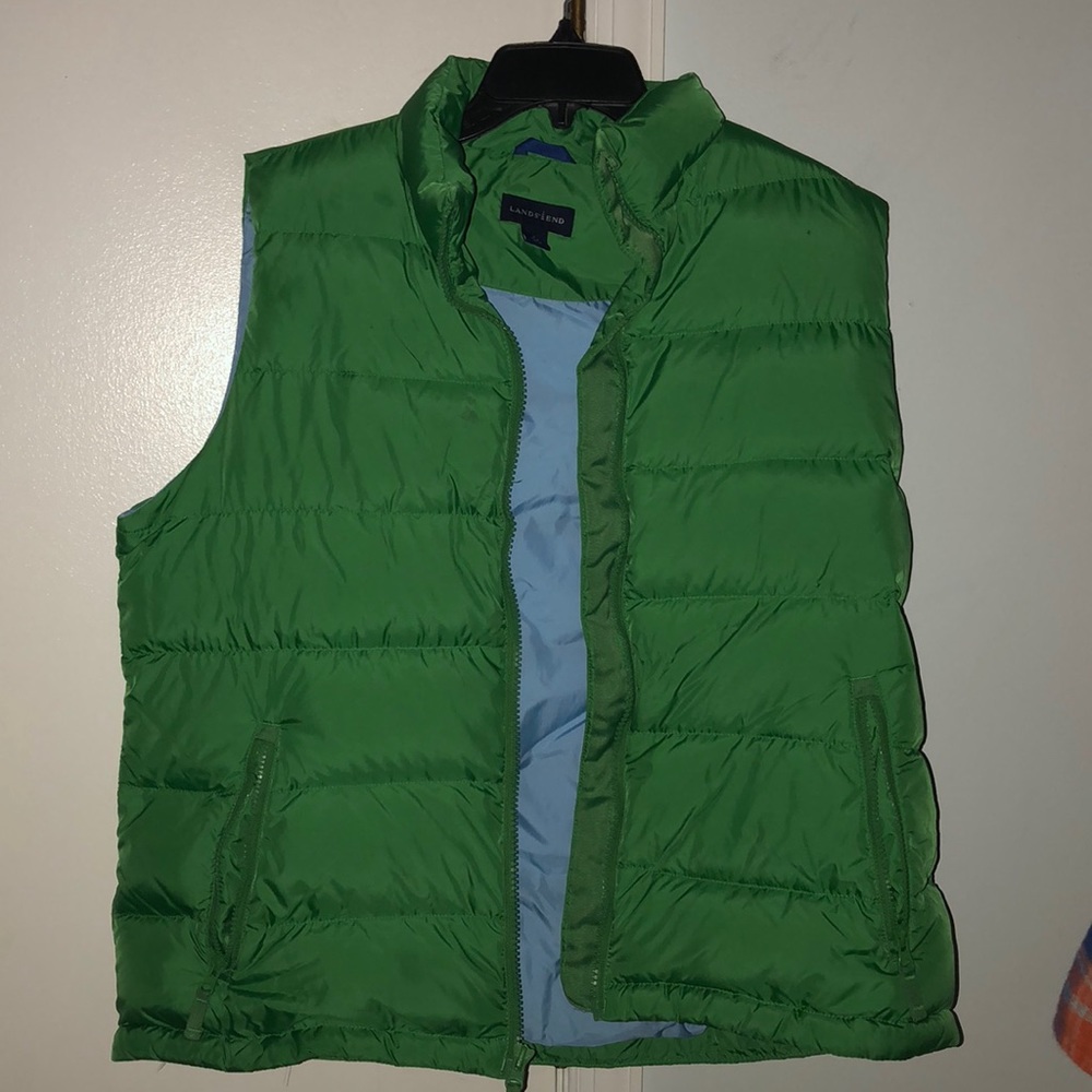 Like new lands end puffy vest.